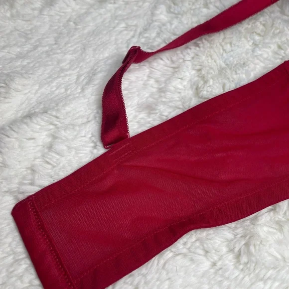 XO Plunge Push-Up Tattoo Lace Straight Back Bra 46D - Picture 12 of 16